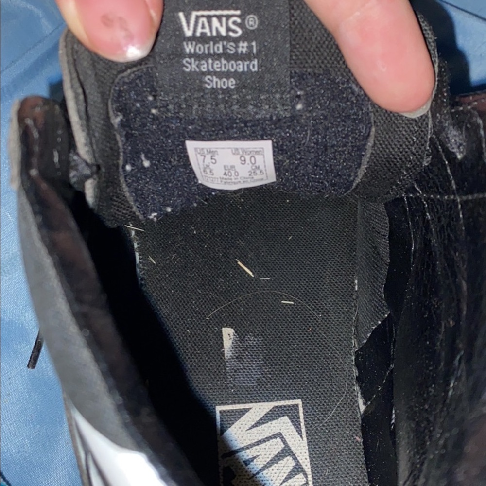 Vans, brand new wore twice